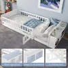Lit bébé en bois de pin avec étagère ouverte, sommiers Voir les images du produit 3