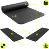 Tapis de yoga HyperMotion NBR 183 x 61 x 0,8 cm Noir – Voir les images du produit 8