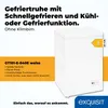 Exquisit Gefriertruhe, Kombigerät, Tiefkühltruhe, 98 Liter, Produktbild-Vorschau 6