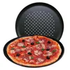 Rundes Pizzablech 33 cm, gelocht für knusprige Böden, Produktbild-Vorschau 1