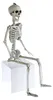Realistisches Positionierbares Halloween Skelett 90cm für Produktbild-Vorschau 3