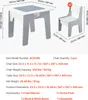 VEVOR Kindertisch 597x597x495 mm, 4-in-1-Aktivitätstisch & Produktbild-Vorschau 7