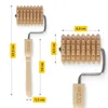 4FIZJO Holz-Massageroller – Anti-Cellulite, mit Griff für Produktbild-Vorschau 5