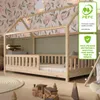 Crazy Pine Hausbett 90x200 cm – Kinderbett aus Naturholz – Produktbild-Vorschau 9