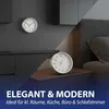 Wanduhr silber Ø15x4cm Aluminium Küchenuhr Dekouhr Uhr Produktbild-Vorschau 5