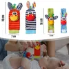 4-tlg. Baby Rassel Set mit Socken und Handgelenkbändern Produktbild-Vorschau 3