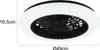 TRIO Trio Stralsund -LED-tuuletinvalaisin 50 cm, 30 W, Produktbild-Vorschau 7