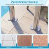 COSTWAY Pool Handlauf 130x94cm, Einstiegshilfe 304 Produktbild-Vorschau 6