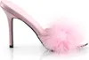 CLASSIQUE-01F Damen Slipper von Fabulicious, Rosa  , EU 42, Produktbild-Vorschau 5