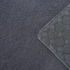 Kurzflor Teppich Wohnzimmer Grau 160x160 Rund Unicolor - Produktbild-Vorschau 4