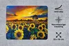 MuchoWow® Mauspad Mousepad Gemälde - Ölfarbe - Blumen - Produktbild-Vorschau 2