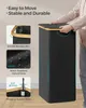 SONGMICS koš na prádlo s víkem 90L, černý, skládací Náhled obrázku produktu 4