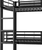 Sweiko 90x200cm kovový rám postele, poschodová posteľ, Náhľad obrázku produktu 11