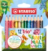 STABILO Dreikant-Buntstift -  Trio dick kurz Animal Vibes - Produktbild-Vorschau 1