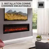Cheminée électrique encastrable BALDERIA Leif 70 – Voir les images du produit 3