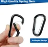 4 Stück Karabinerhaken, Karabinerhaken Aluminium, Karabiner Produktbild-Vorschau 5