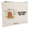 Mr. & Mrs. Panda Kosmetiktasche Bär Königin Größe M - Weiß Produktbild-Vorschau 3