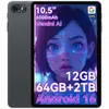 A tablet is shown with marketing text and graphics on its screen. Produktbild-Vorschau