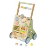 Holz Lauflernwagen mit Motorikspielzeug Activity Board ab Produktbild-Vorschau 2