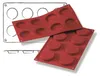 Backform Dessertform Keksform Silikon FLORENTINER 2x4= 8 Produktbild-Vorschau 1