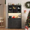 Armoire de cuisine Merax avec éclairage LED et prise Voir les images du produit 4