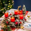 Kerzenhalter Adventskranz 4er Set, Metall Kerzenst?nder 4 Produktbild-Vorschau 2