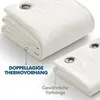 Thermovorhang Samt Verdunkelungsvorhang Weiß 260x132 cm Produktbild-Vorschau 6