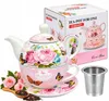 Teeservice Porzellantasse und Teekanne 400ml Geschenk für Produktbild-Vorschau 1