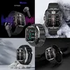 A collage of images showcasing a smartwatch and wireless earbuds, with some images featuring a dark, rocky background and others a lighter, abstract background with music visualization. Náhled obrázku produktu