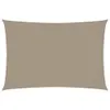 vidaXL Sonnensegel Oxford-Gewebe Rechteckig 3x5 m Taupe Produktbild-Vorschau 7