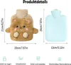 Láhev na horkou vodu, láhev na horkou vodu s nadýchaným Náhled obrázku produktu 2