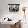 Gerahmtes Poster - Schwarzer Rahmen - Alt Lokomotive Berge Produktbild-Vorschau 6
