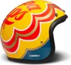 Kask Jet Cafe Racer DMD RETRO Candy Yellow Gloss rozmiar M Podgląd zdjęcia produktu 4