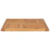 Piano del tavolo in teak massiccio 70×70×2,5 cm Anteprima dell’immagine prodotto 2