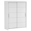 A white sliding door wardrobe is shown against a white background. Náhľad obrázku produktu