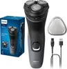 A Philips S 1142/00 shaver and its accessories are displayed against a white background. Podgląd zdjęcia produktu