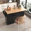 MODFU Îlot de Cuisine Mobile avec Plateau Rabattable - Voir les images du produit 4