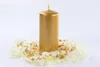 Candela 12 x 6 cm 6 pezzi rosé oro Matrimonio di Natale Anteprima dell’immagine prodotto 1