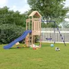 vidaXL Rutsche und Schaukel für Spielhaus Blau Polypropylen Produktbild-Vorschau 1