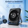 Mini-Wasser-Kühl-Tischventilator mit LED-Display, 6000mAh Produktbild-Vorschau 7