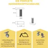 Avoltik 20x Hammerkopfschrauben M8 I 20 mm Produktbild-Vorschau 7