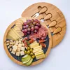 BlauKe Plateau à Fromages en Bois avec Couteaux à Fromage Voir les images du produit 16