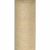 A close-up of a scratching post column wrapped in beige rope. Produktbild-Vorschau