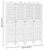 vidaXL 4 ks Paraván 162x2x180 cm Masivní dřevo Akácie Náhled obrázku produktu 8