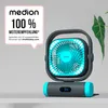 A Medion fan with a promotional badge. Produktbild-Vorschau
