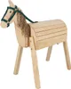 Rivanto® Holz-Gartenpferd 100 x 50,5 x 101,5 cm Spielzeug Produktbild-Vorschau 2