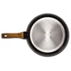 The underside of a frying pan with a wooden handle, shown against a white background. Náhled obrázku produktu