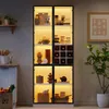 LED Vitrine Hochschrank Standvitrine mit LED-Beleuchtung Produktbild-Vorschau 4