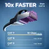 deleyCON 1m CAT7 Netzwerkkabel - 10 Gigabit - RJ45 Produktbild-Vorschau 2