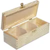 Creative Deco Caja grande de madera para guardar té, 22,5 x Vista previa de la imagen del producto 1